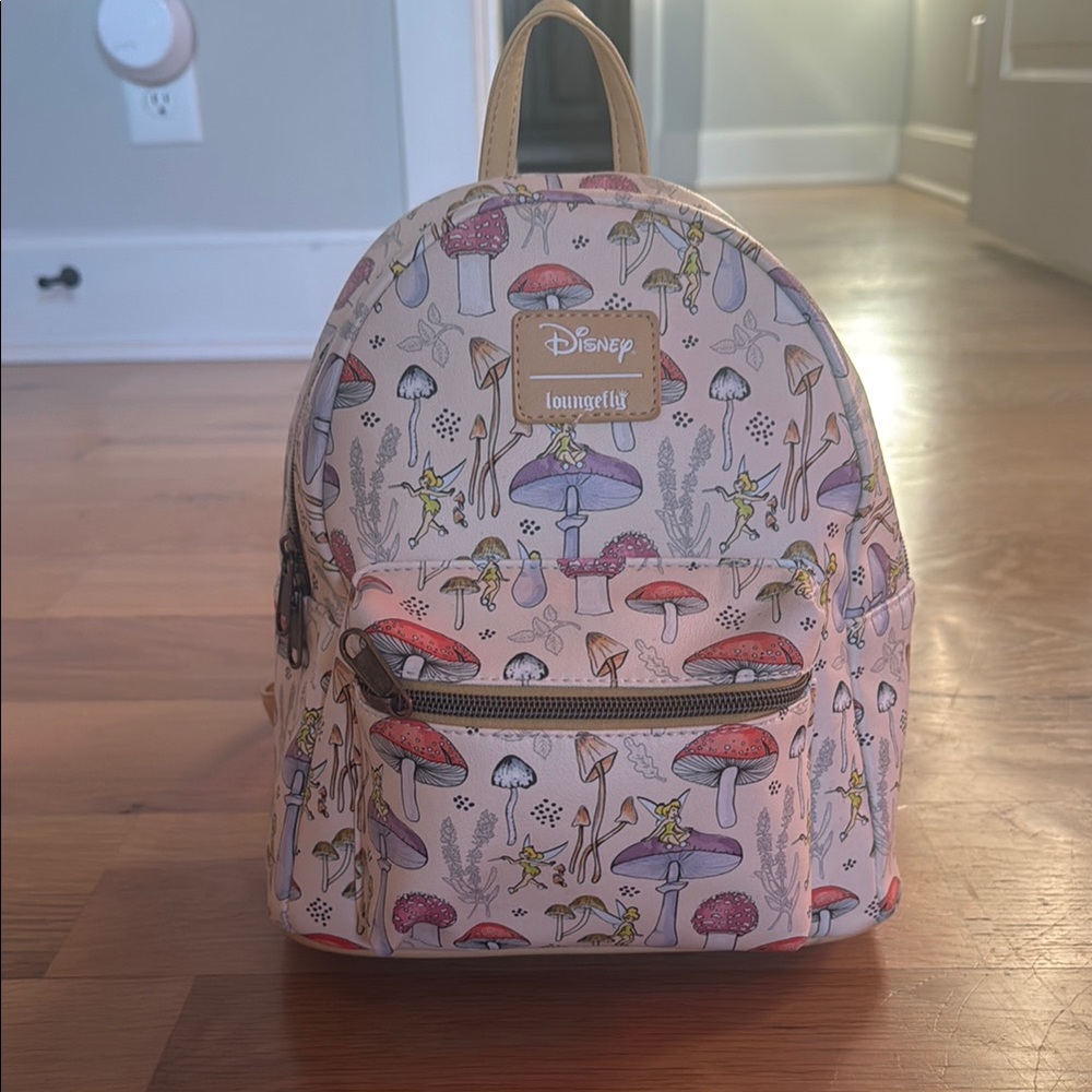 Disney Loungefly Mushroom Backpack